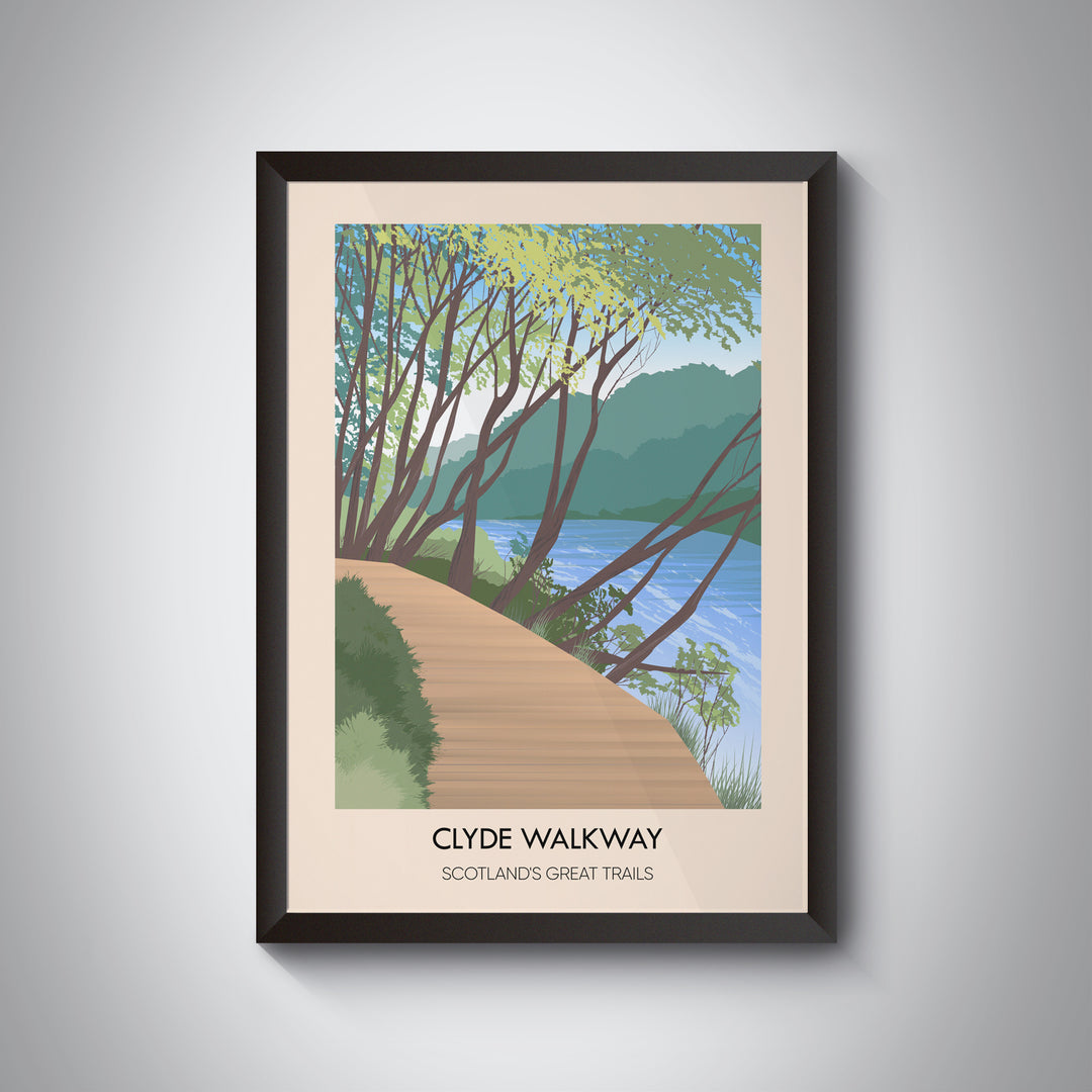 Clyde Walkway Scotland's Great Trails Poster