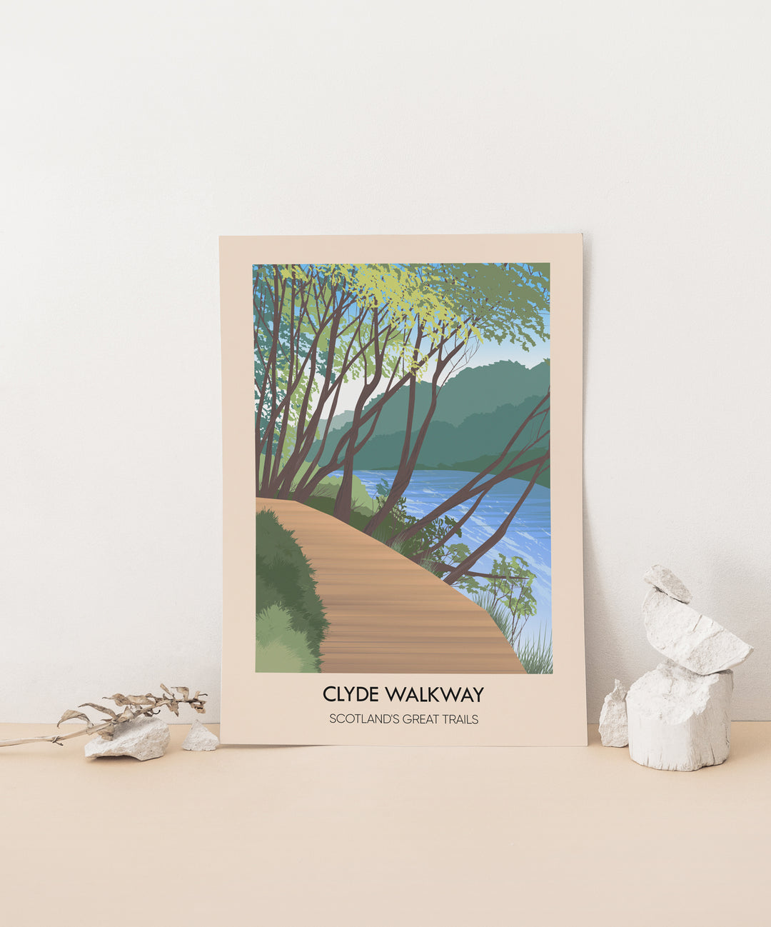 Clyde Walkway Scotland's Great Trails Poster