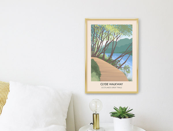 Clyde Walkway Scotland's Great Trails Poster
