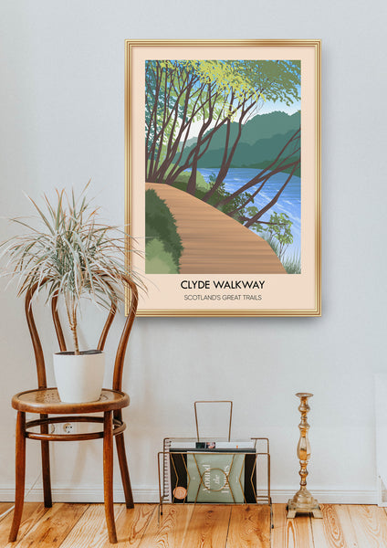 Clyde Walkway Scotland's Great Trails Poster