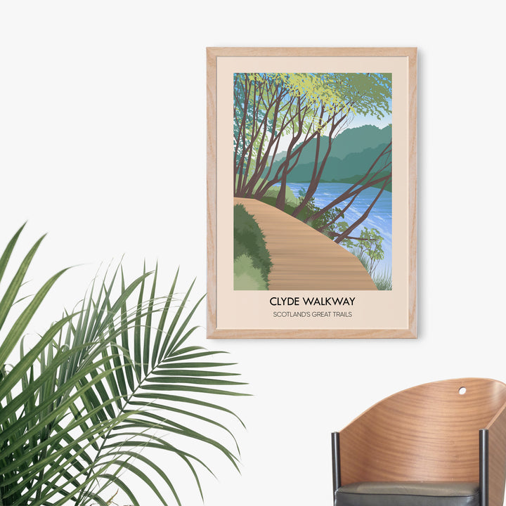 Clyde Walkway Scotland's Great Trails Poster