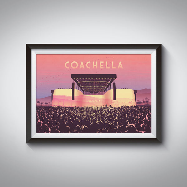 Coachella Music Festival California Poster