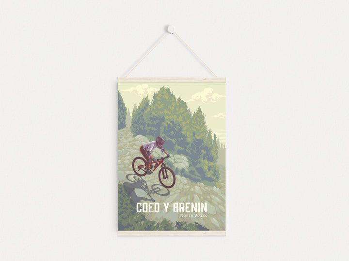 Coed Y Brenin Mountain Biking Travel Poster