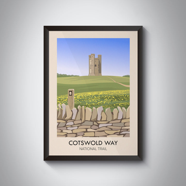 Cotswold Way National Trail Travel Poster