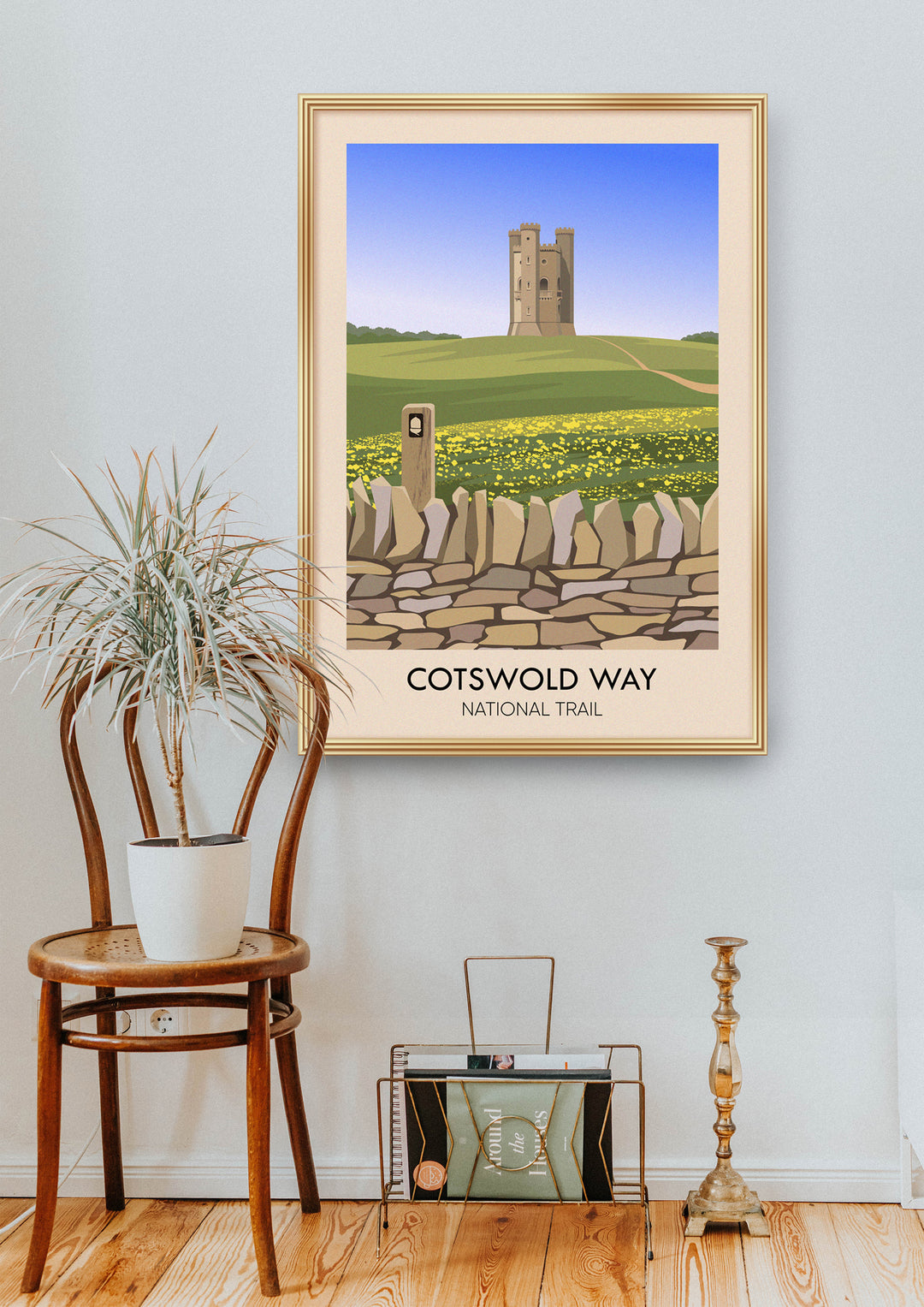 Cotswold Way National Trail Travel Poster