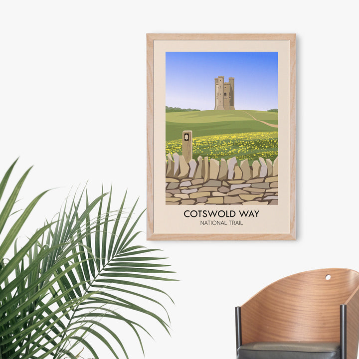 Cotswold Way National Trail Travel Poster