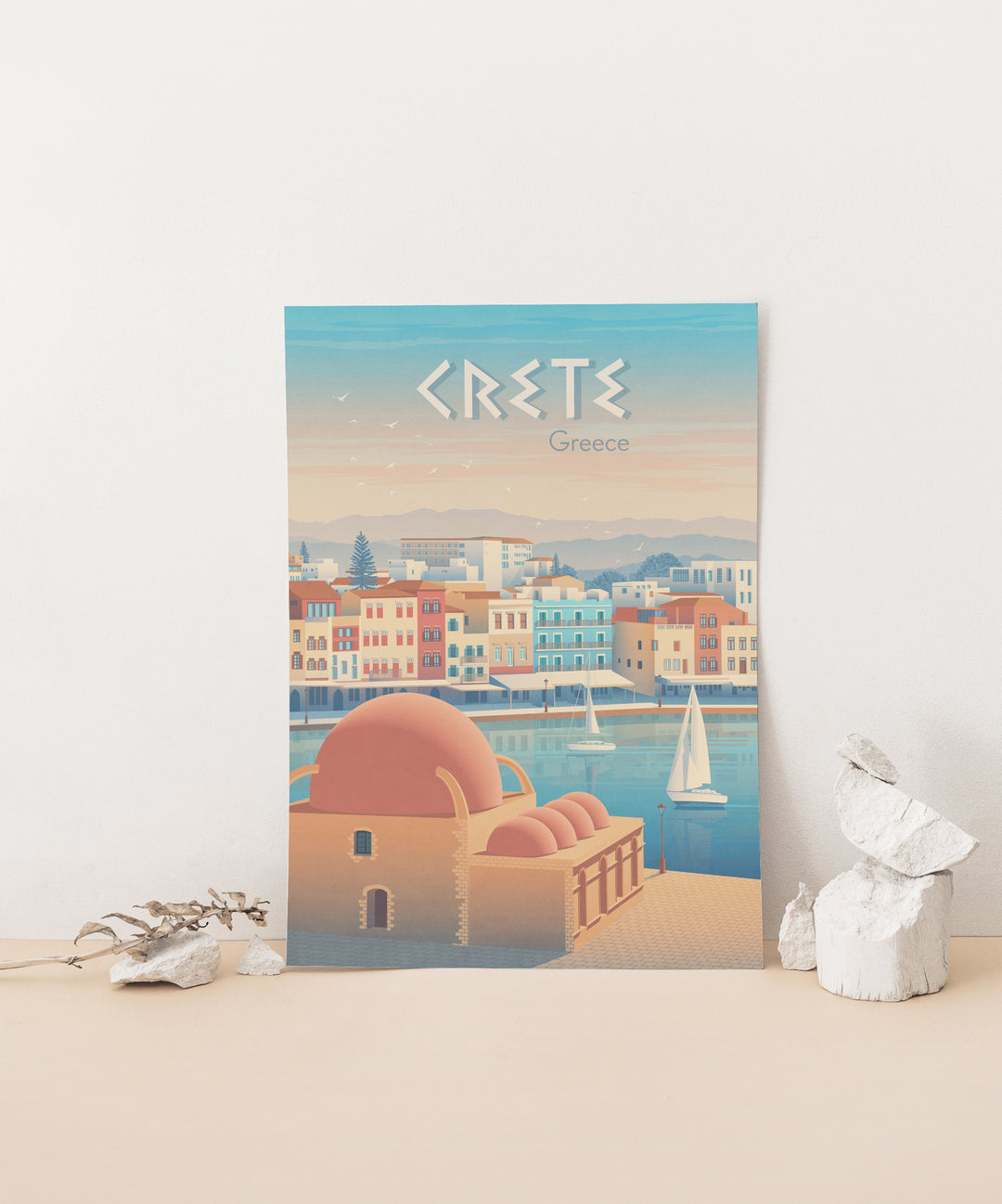 Crete Greece Travel Poster