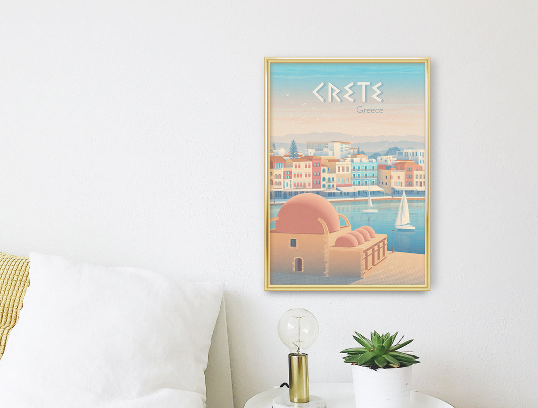 Crete Greece Travel Poster