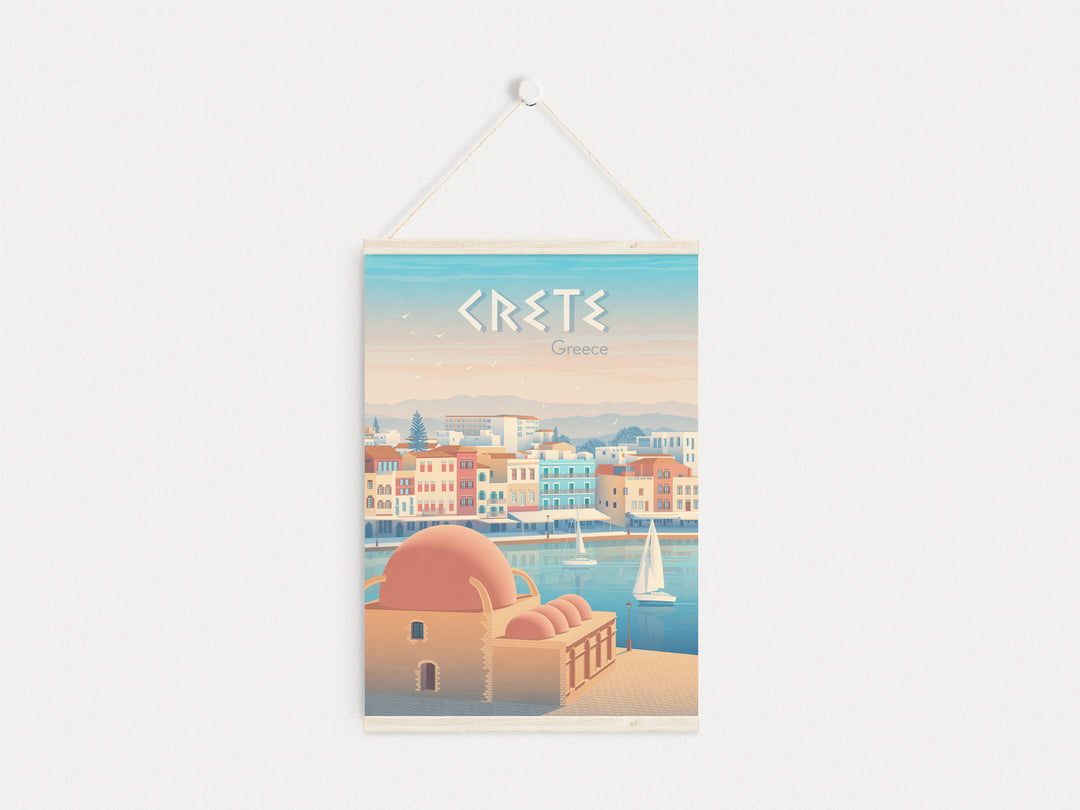 Crete Greece Travel Poster