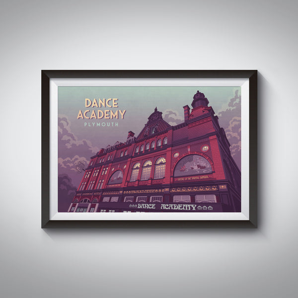Dance Academy Plymouth Travel Poster