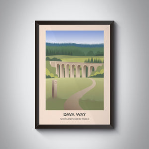 Dava Way Scotland's Great Trails Poster