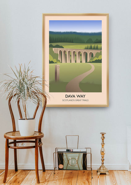 Dava Way Scotland's Great Trails Poster