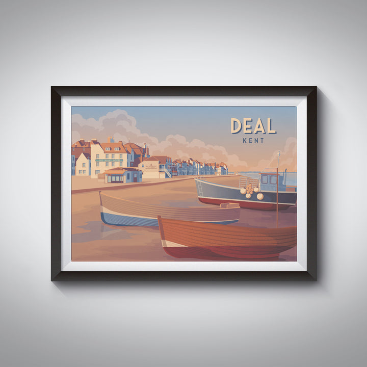 Deal Seaside Travel Poster