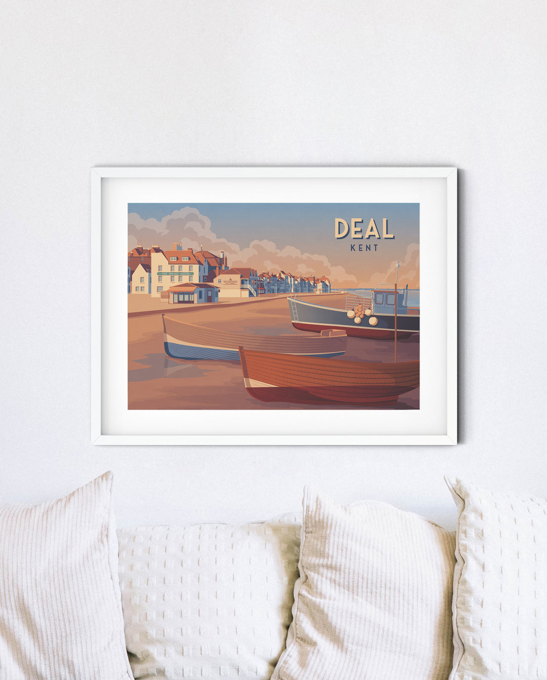 Deal Seaside Travel Poster