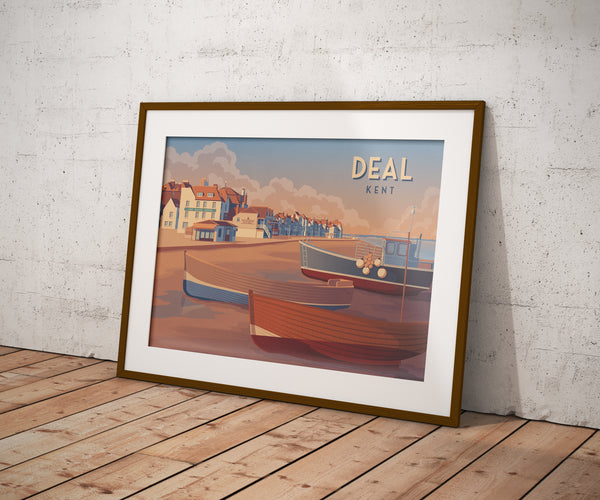 Deal Seaside Travel Poster