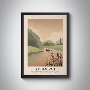 Dedham Vale AONB Travel Poster