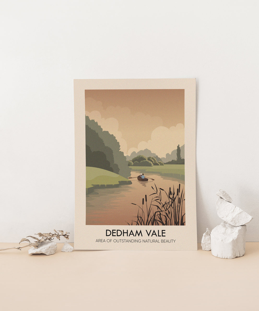 Dedham Vale AONB Travel Poster