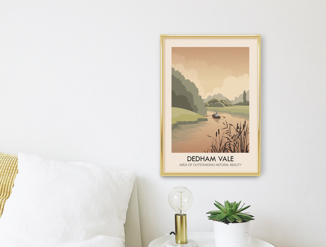 Dedham Vale AONB Travel Poster