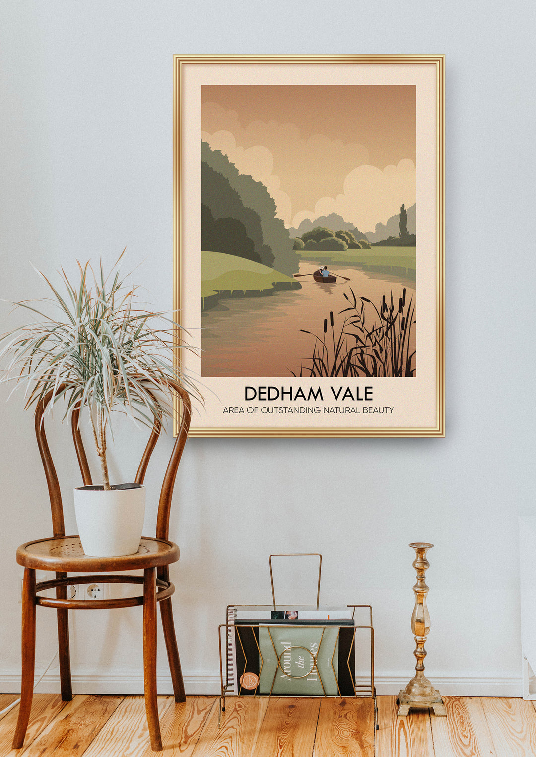 Dedham Vale AONB Travel Poster