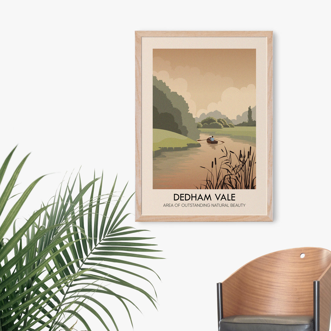 Dedham Vale AONB Travel Poster