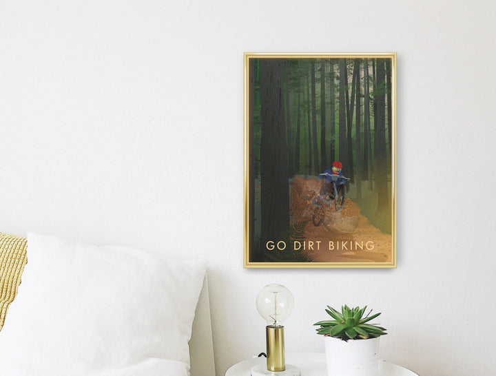 Go Dirt Biking Travel Poster