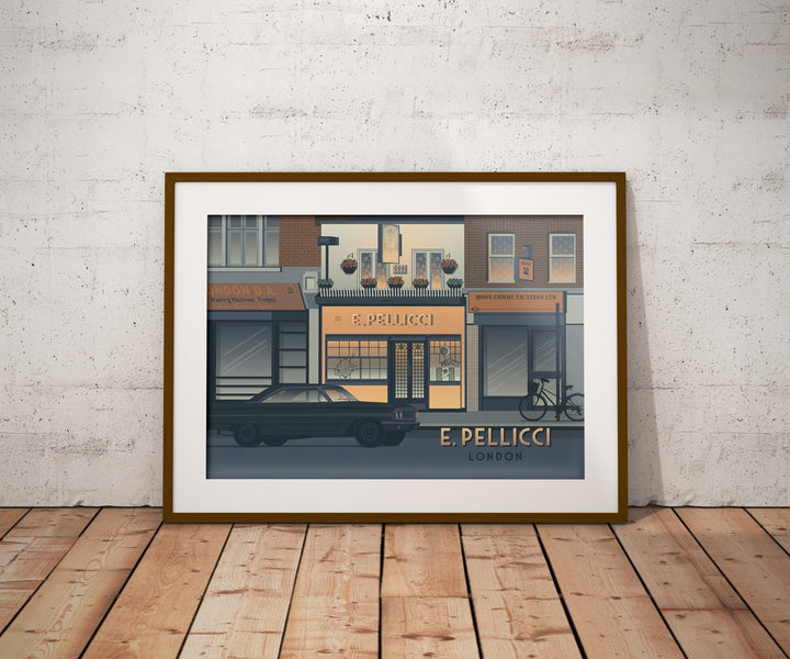 E Pellicci London Poster