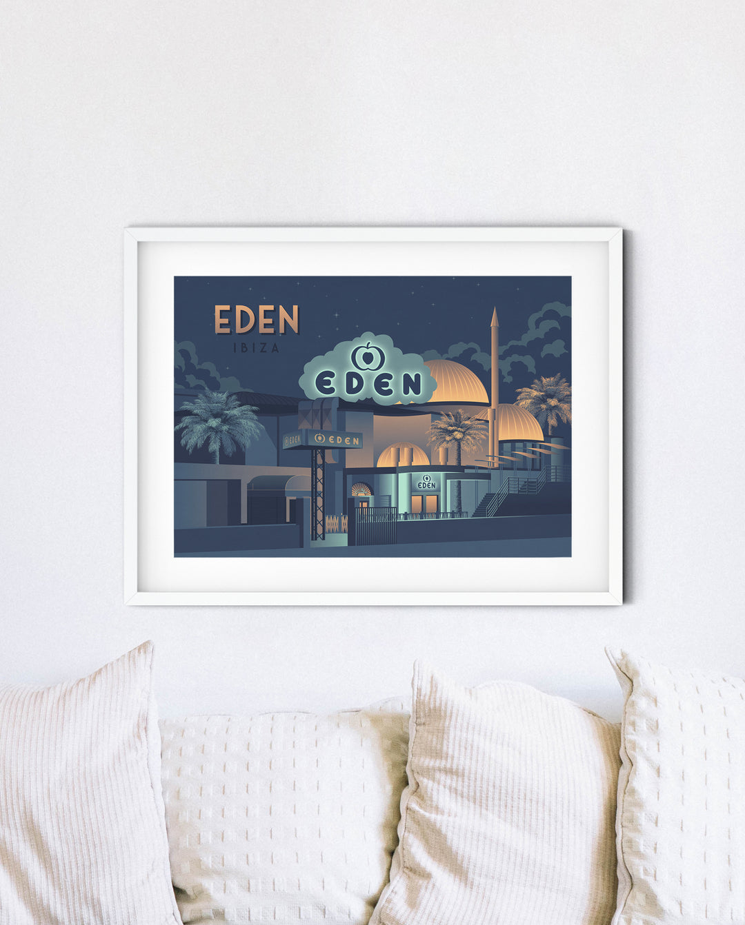 Eden Nightclub Ibiza Travel Poster