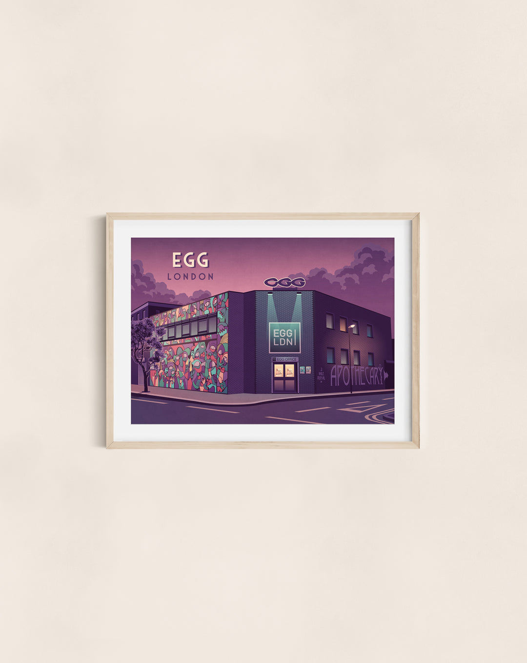 Egg Nightclub London Travel Poster