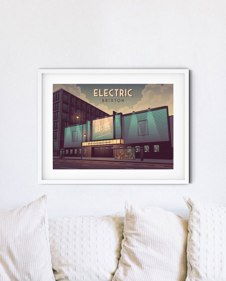 Electric Brixton London Travel Poster