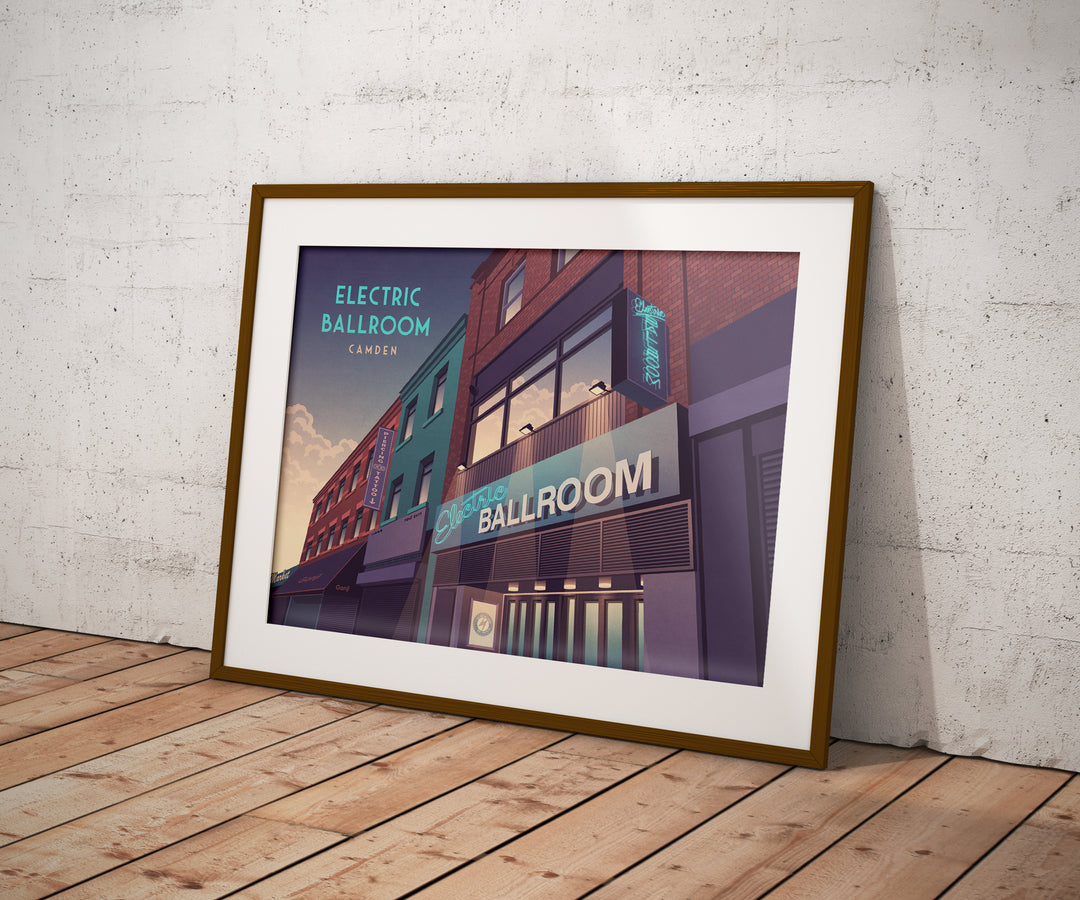 Electric Ballroom Camden London Travel Poster