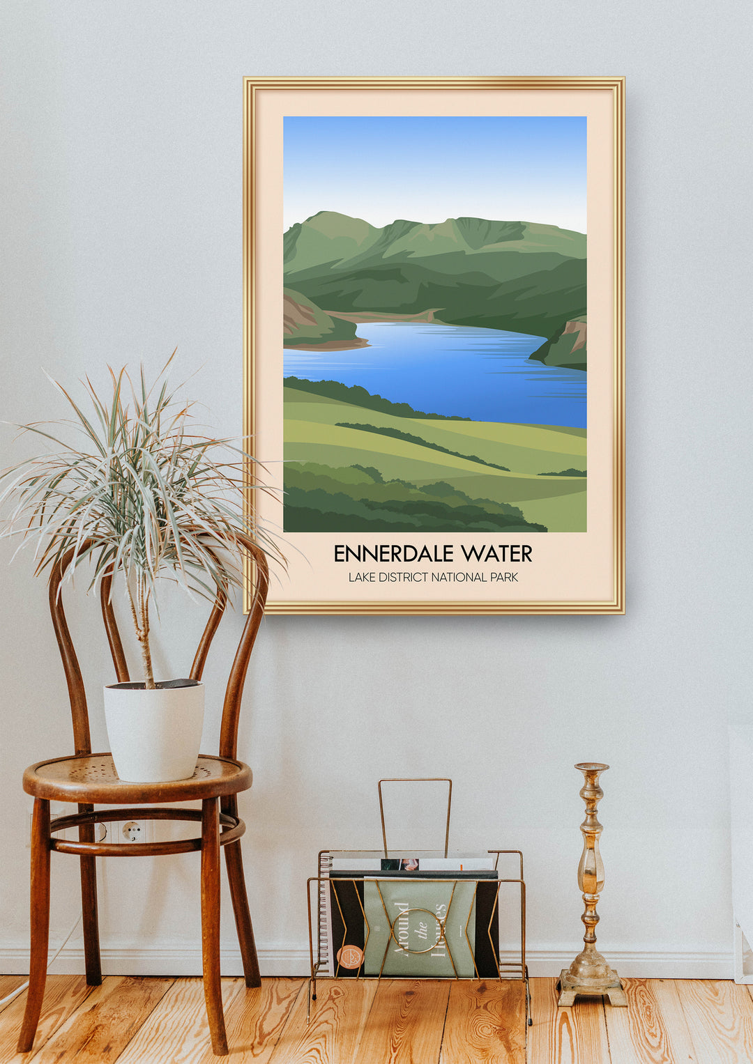 Ennerdale Water Lake District Travel Poster