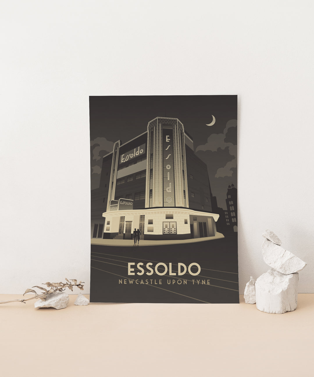 Essoldo Cinema Newcastle Travel Poster