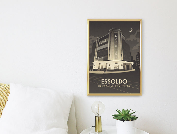 Essoldo Cinema Newcastle Travel Poster