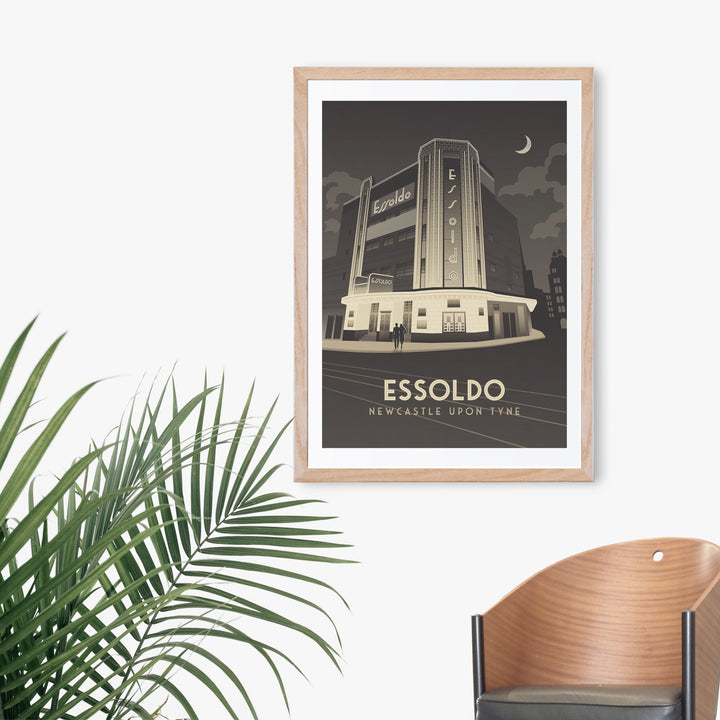 Essoldo Cinema Newcastle Travel Poster