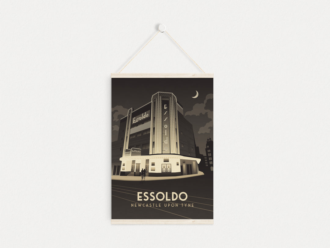 Essoldo Cinema Newcastle Travel Poster