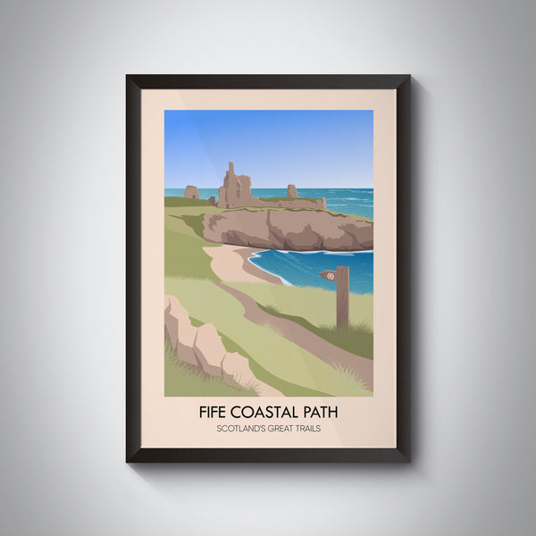Fife Coastal Path Scotland's Great Trails Poster