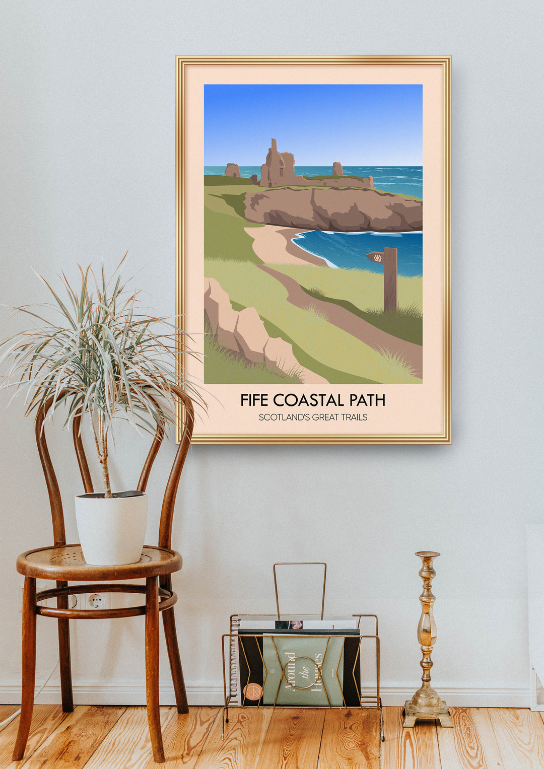 Fife Coastal Path Scotland's Great Trails Poster