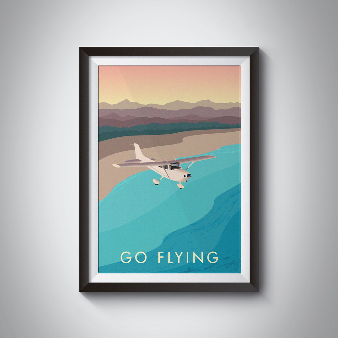 Go Flying Travel Poster