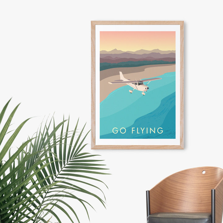 Go Flying Travel Poster