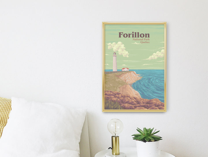 Forillon National Park Quebec Canada Travel Poster