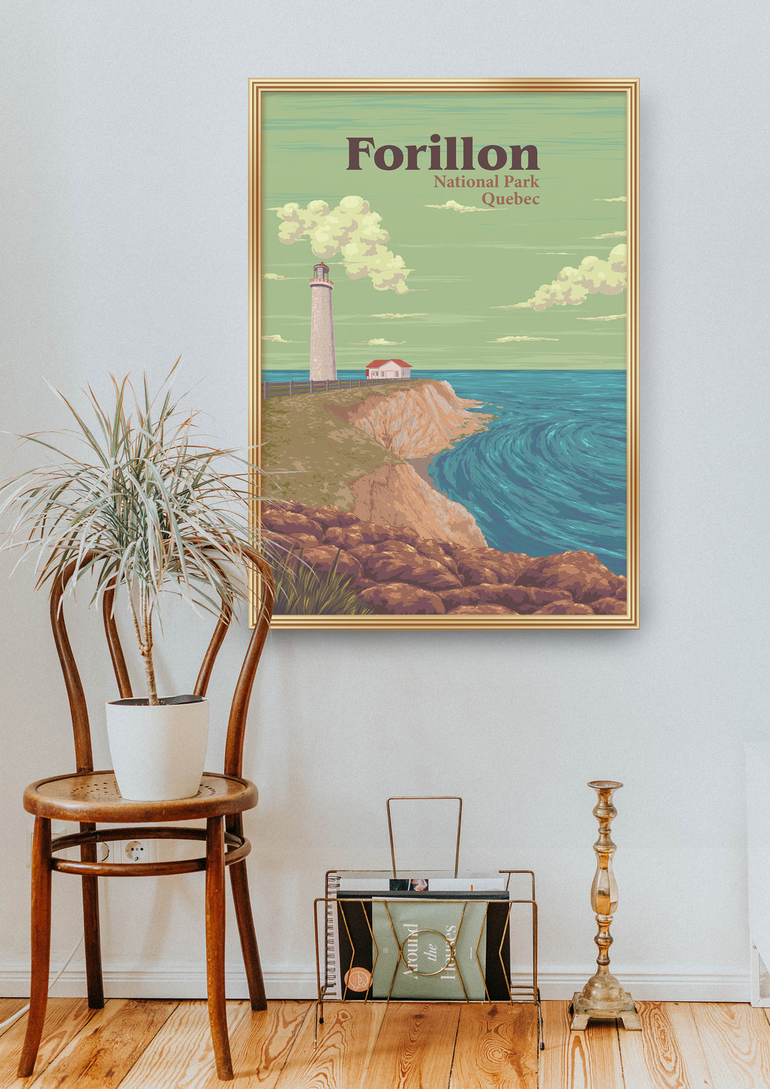 Forillon National Park Quebec Canada Travel Poster