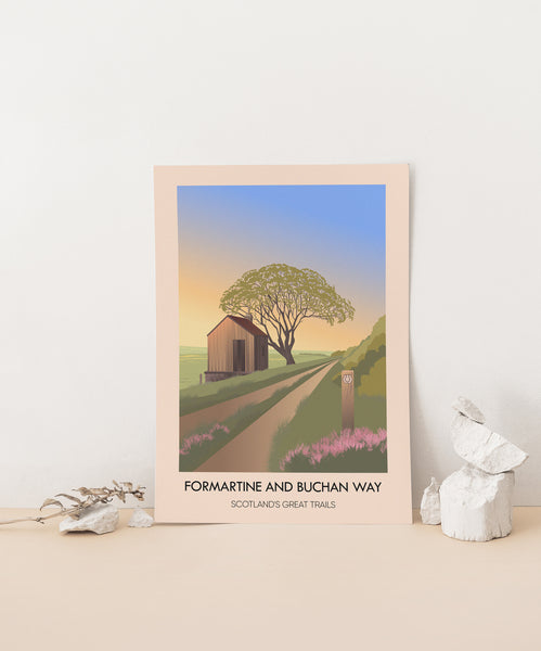 Formartine and Buchan Way Scotland's Great Trails Poster
