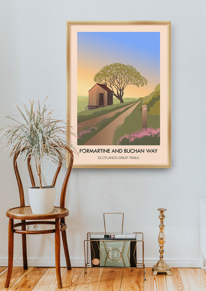 Formartine and Buchan Way Scotland's Great Trails Poster