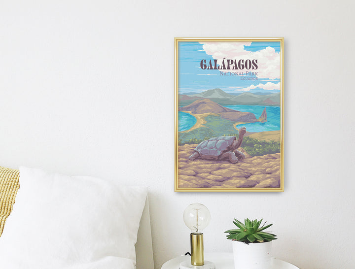 Galapagos National Park Travel Poster