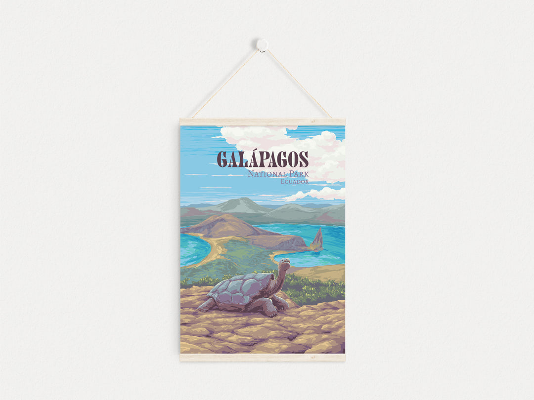 Galapagos National Park Travel Poster