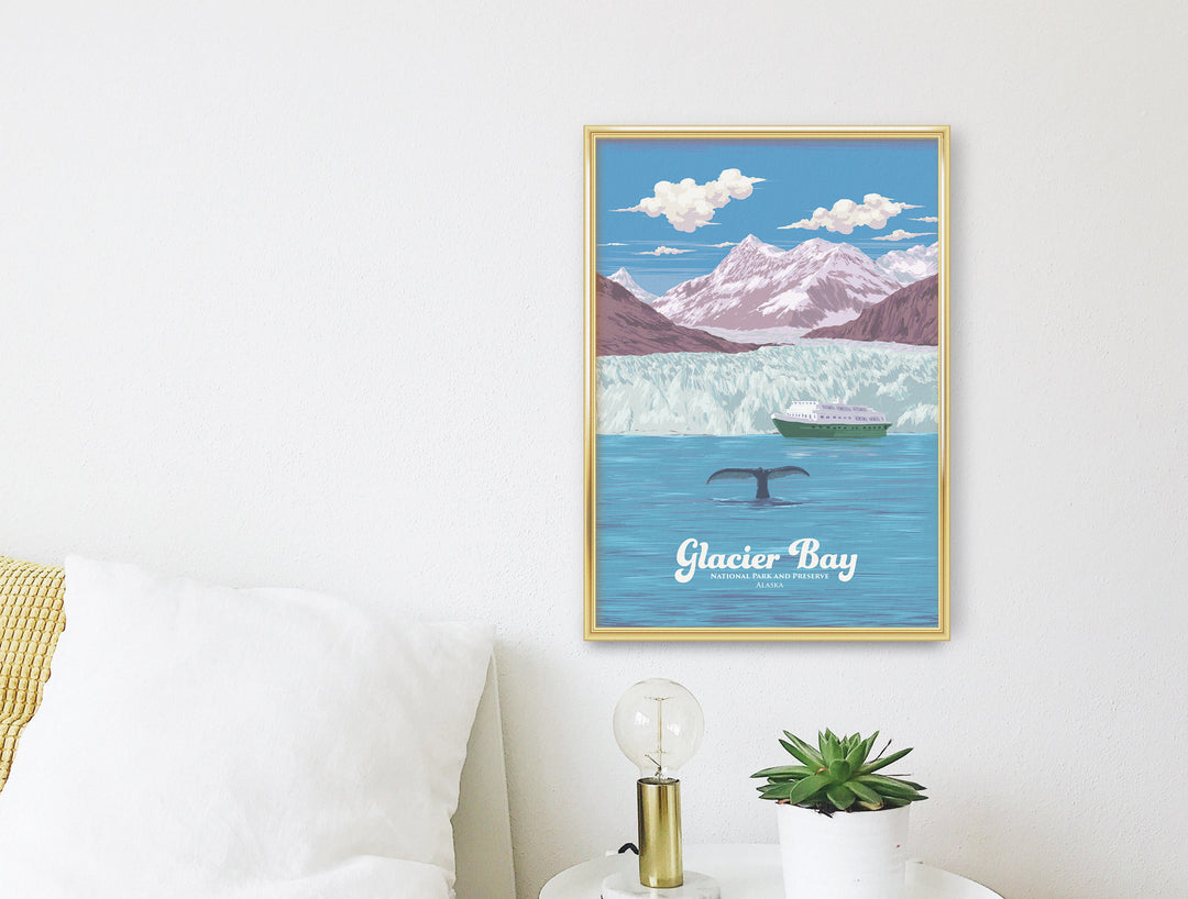 Glacier Bay National Park and Preserve Travel Poster