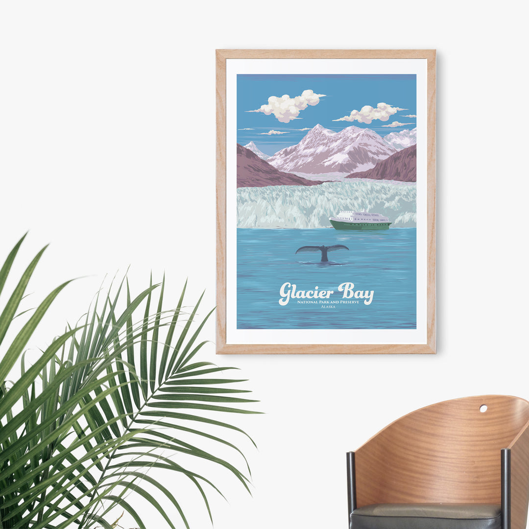 Glacier Bay National Park and Preserve Travel Poster