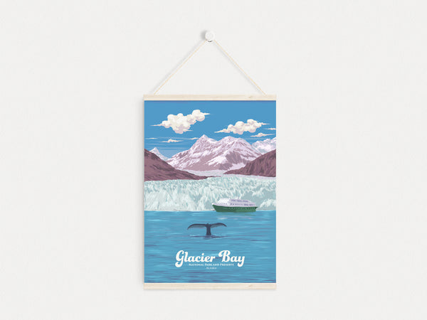 Glacier Bay National Park and Preserve Travel Poster