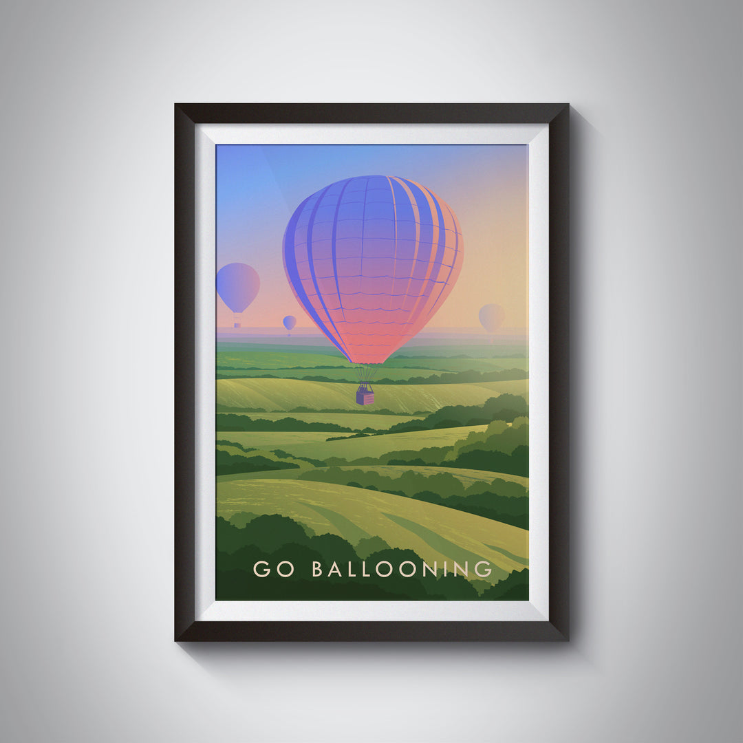 Go Ballooning Travel Poster