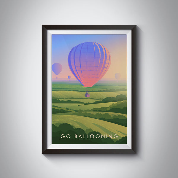 Go Ballooning Travel Poster